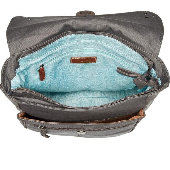 THE SAK Women's Ventura Leather Convertible Backpack Dark Gray AUTHENTIC - Picture 11 of 13